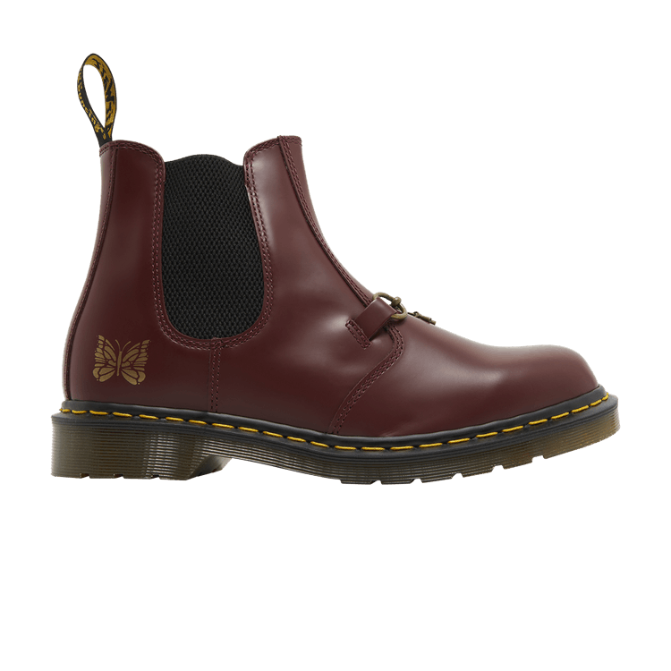 Dr. Martens 2976 Snaffle Chelsea Boots Needles Cherry Red