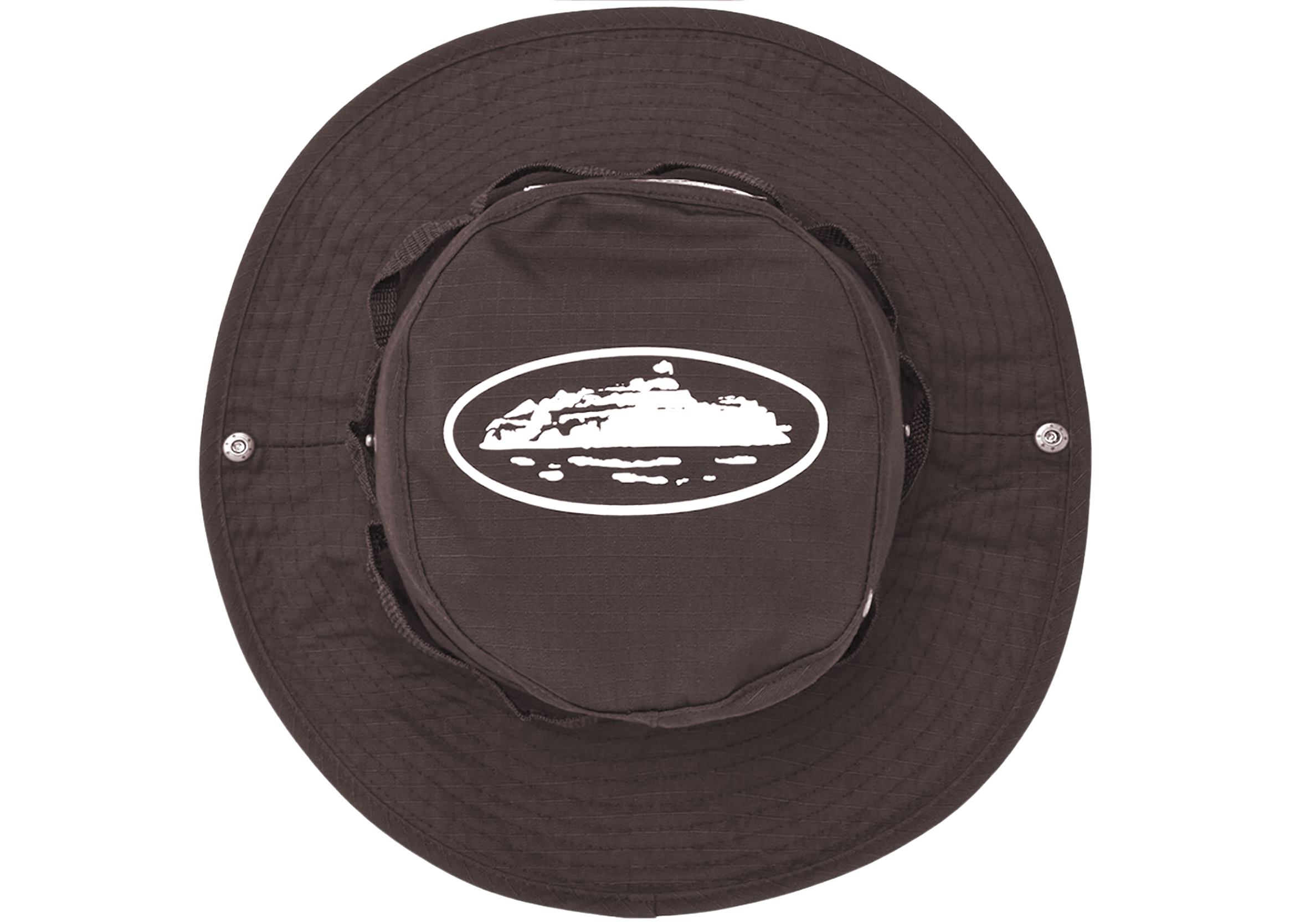 Corteiz Guerillaz Bucket Hat Brown/White