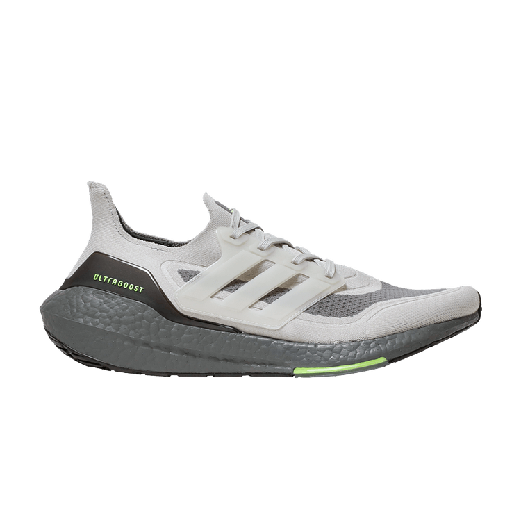 adidas Ultra Boost 21 Metal Grey Signal Green