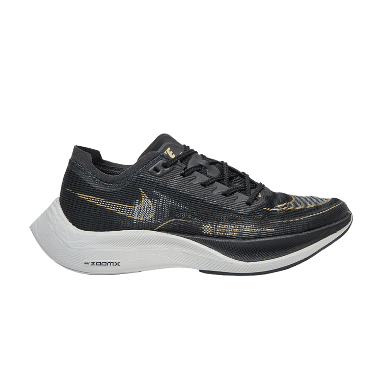 Nike ZoomX Vaporfly Next% 2 Black Metallic Gold Coin
