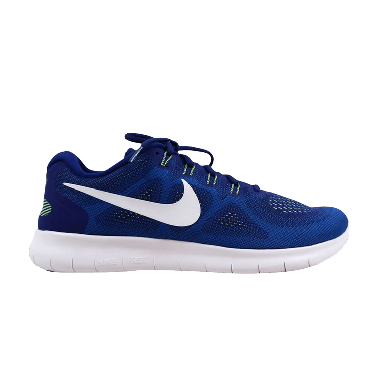 Nike Free Rn 2017 Deep Royal Blue White-Soar