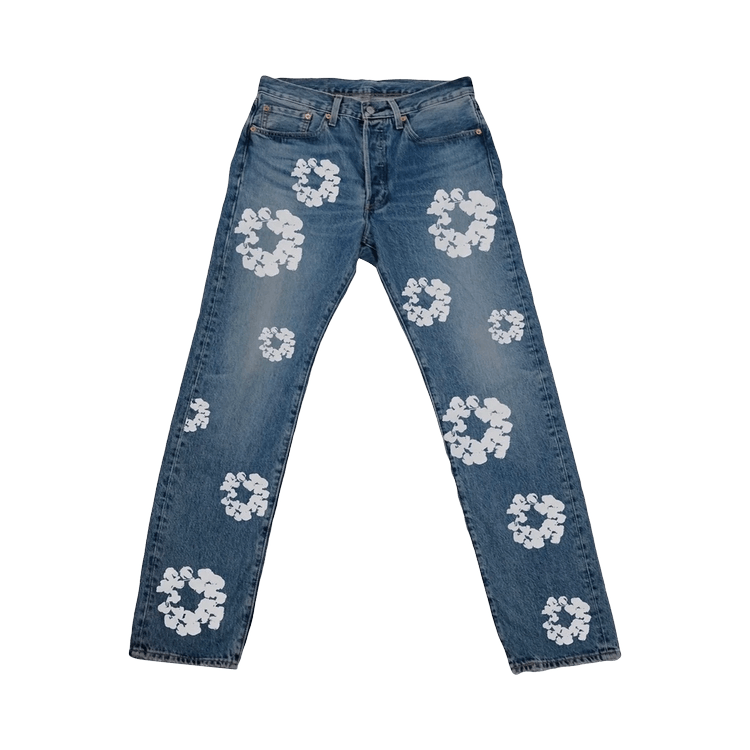 Denim Tears x Levi's Cotton Wreath Jean Light Wash