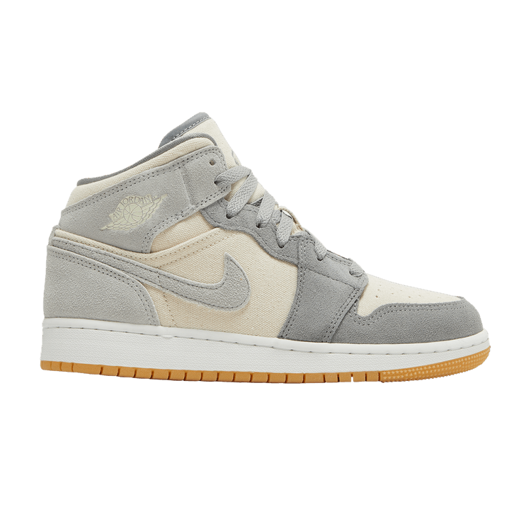 Jordan 1 Mid SE Coconut Milk Particle Grey (GS)