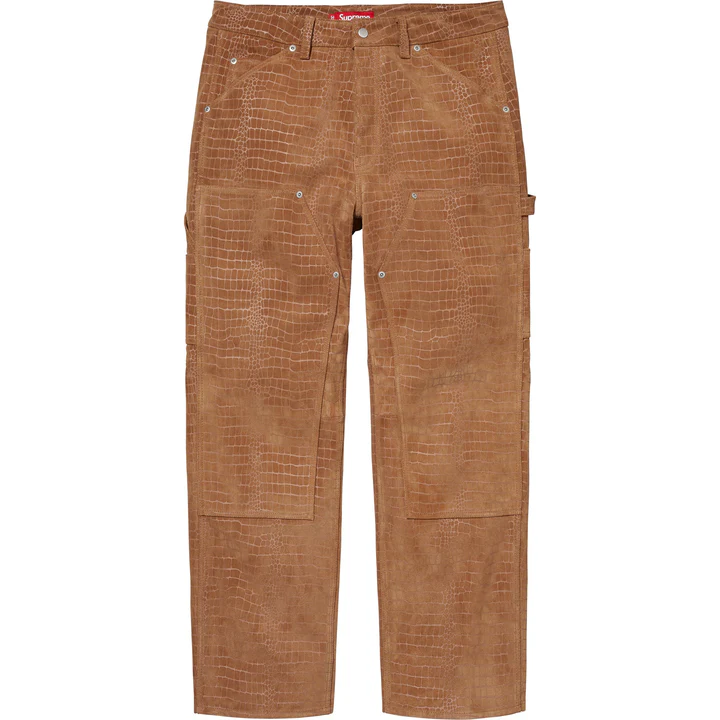 Supreme Suede Double Knee Painter Pant - Croc