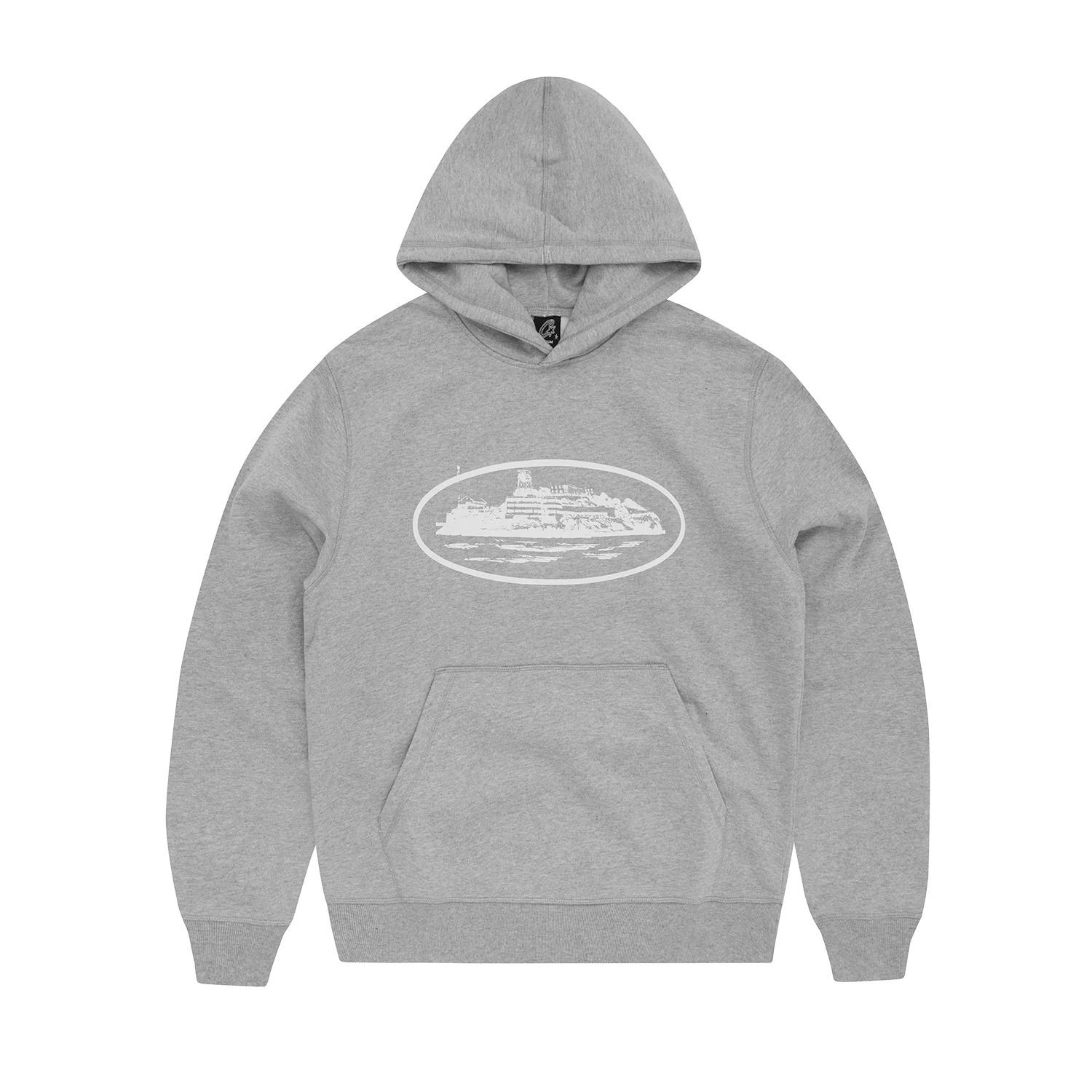 Corteiz Alcatraz Hoodie 2024 heather Grey