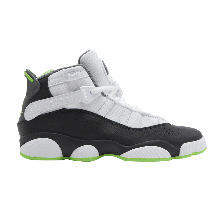 Jordan 6 Rings White Black Green (GS)