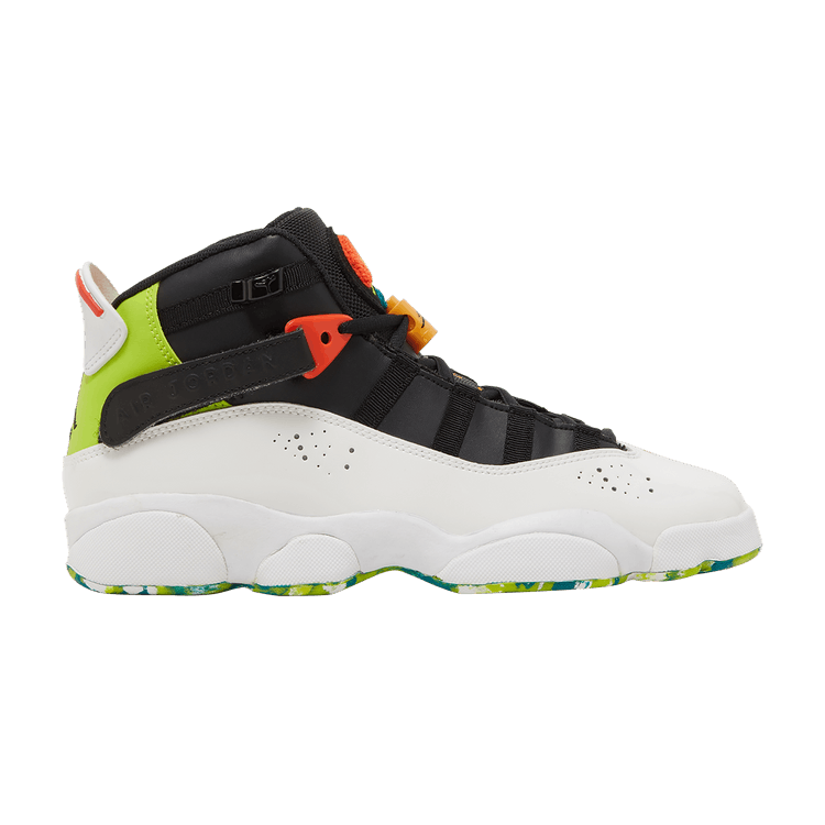 Jordan 6 Rings White Neon Green (GS)