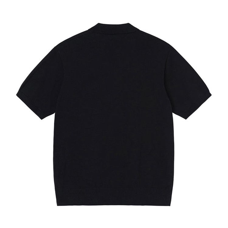 Stussy Classic SS Polo Sweater Black