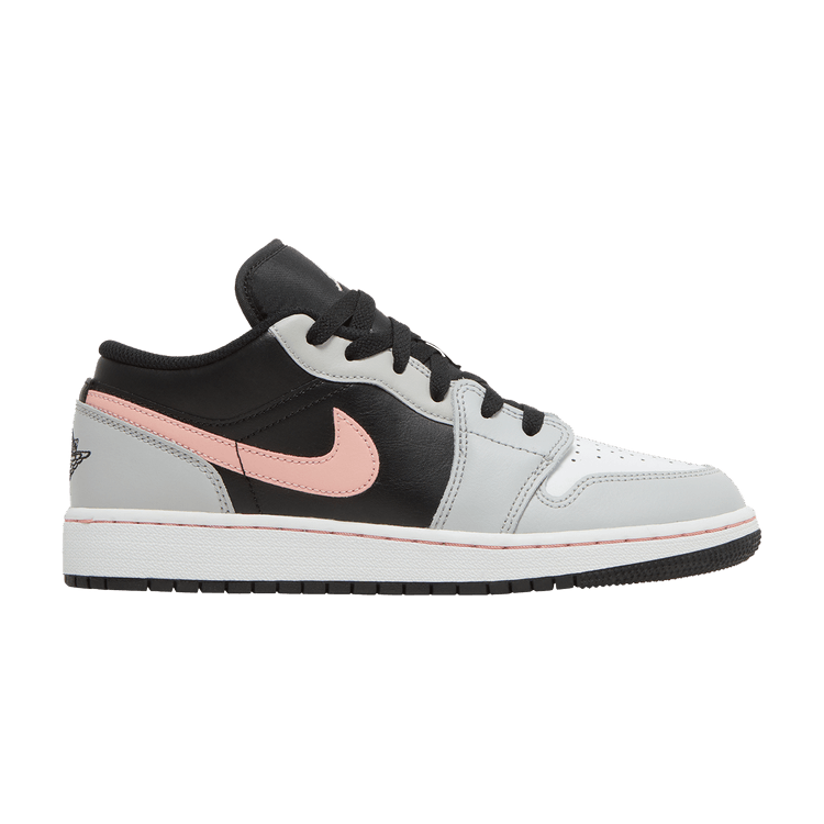 Jordan 1 Low Black Grey Pink (GS)