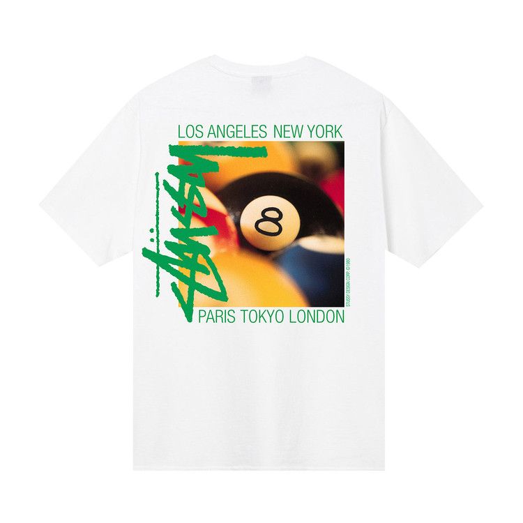 Stussy Billiards Tee White