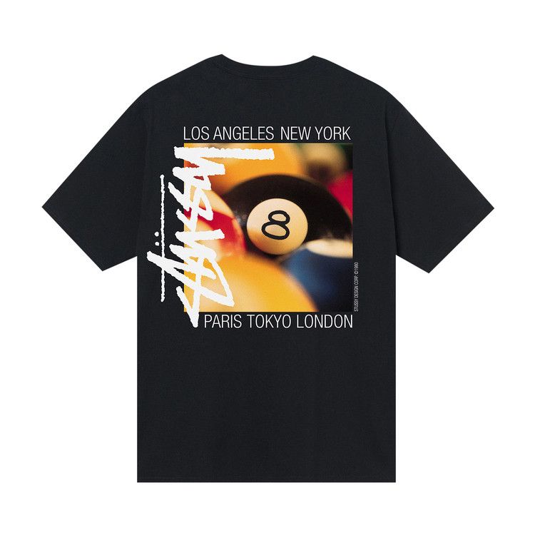 Stussy Billiards Tee Black