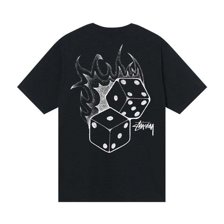 Stussy Fire Dice Tee Black