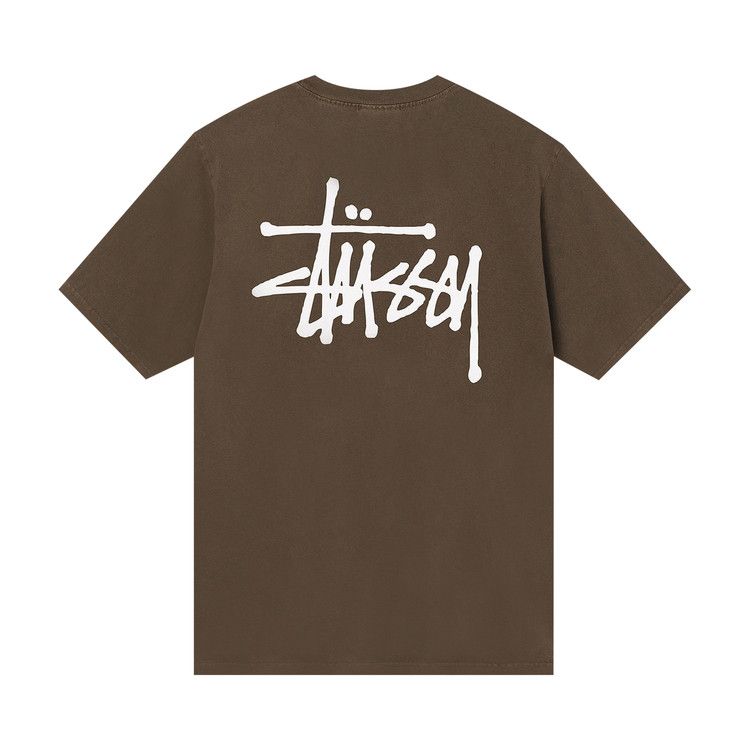 Stussy Basic Pigment Dyed Tee Coffee