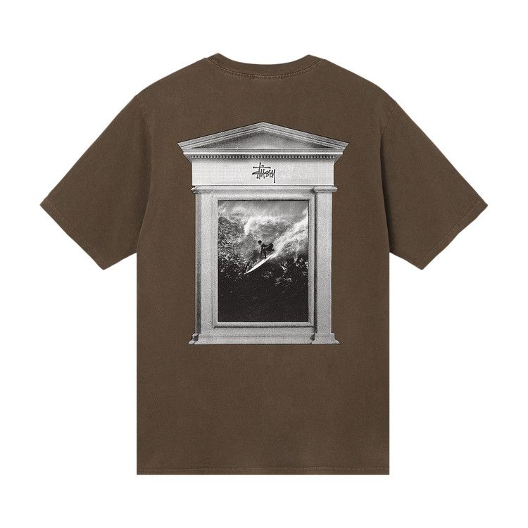Stussy Surf Tomb Pigment Dyed Tee Coffee