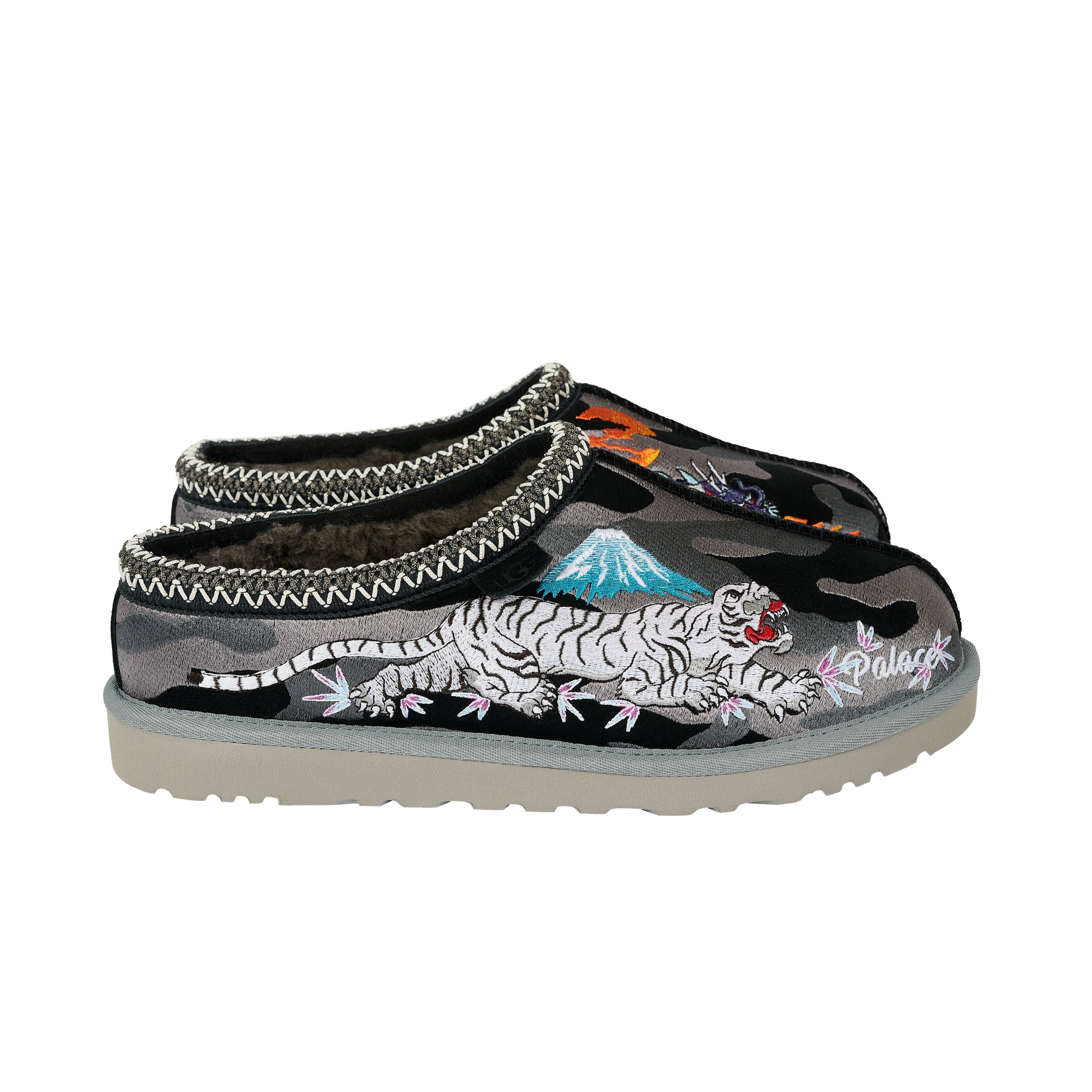 Palace UGG Tasman Slipper Black Camo