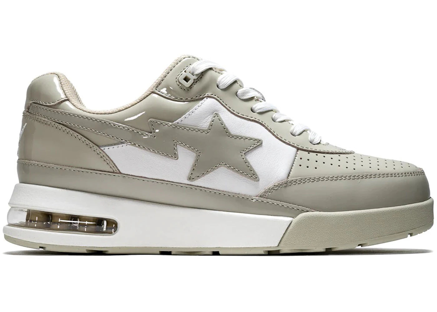 A Bathing Ape Bape Road Sta Beige White