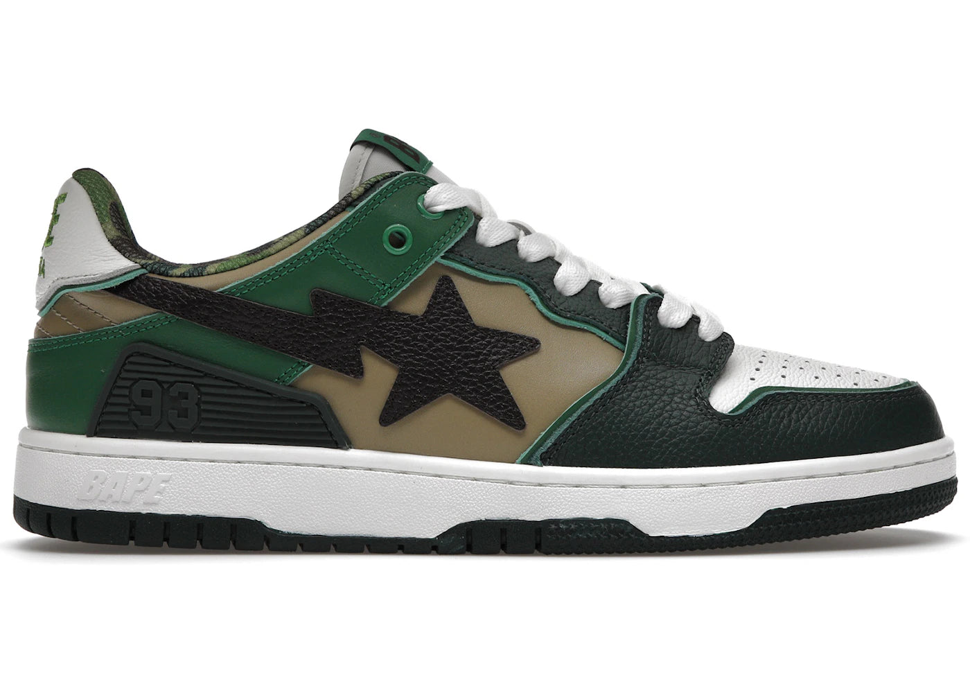 A Bathing Ape Bape SK8 Sta ABC Camo Green (2022)