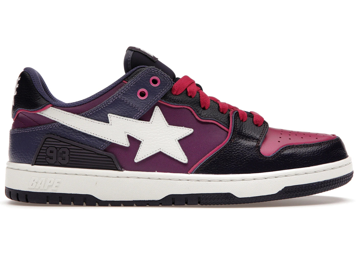 A Bathing Ape Bape SK8 Sta Purple White