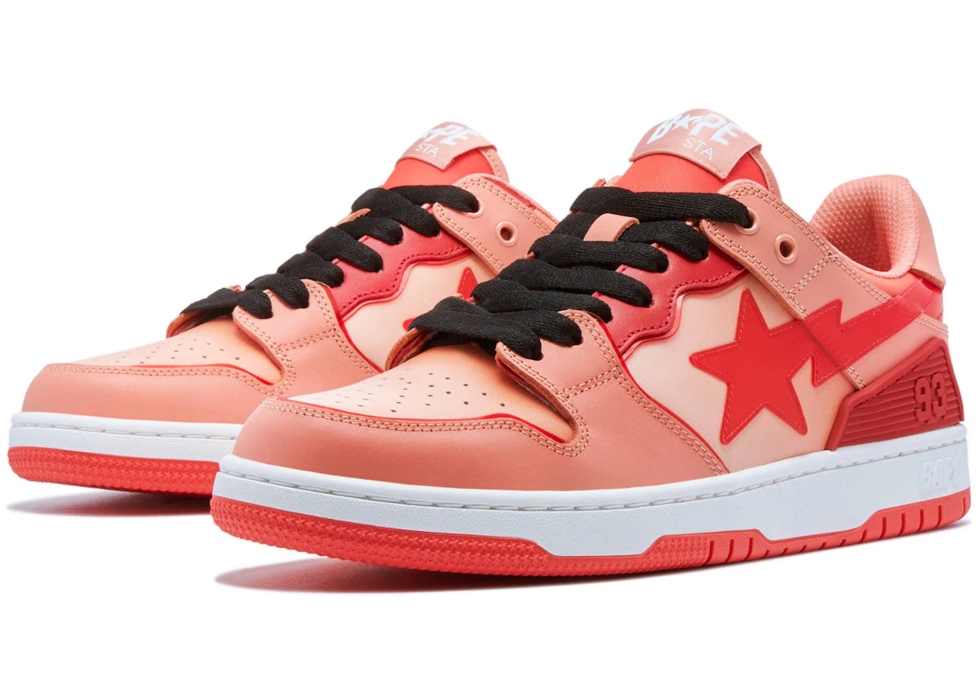 A Bathing Ape Bape SK8 Sta Red Gradation
