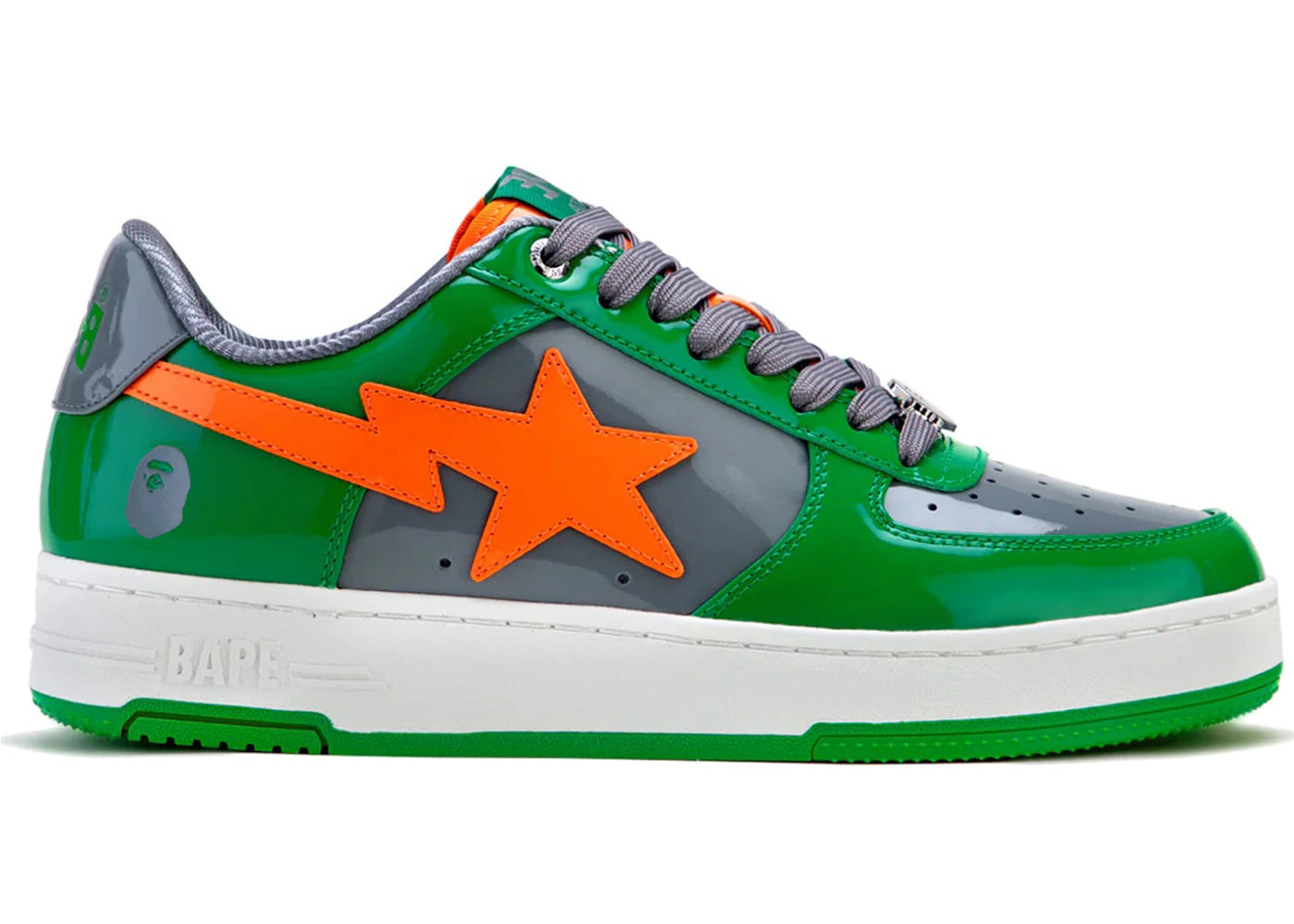A Bathing Ape Bape Sta #1 Green Grey