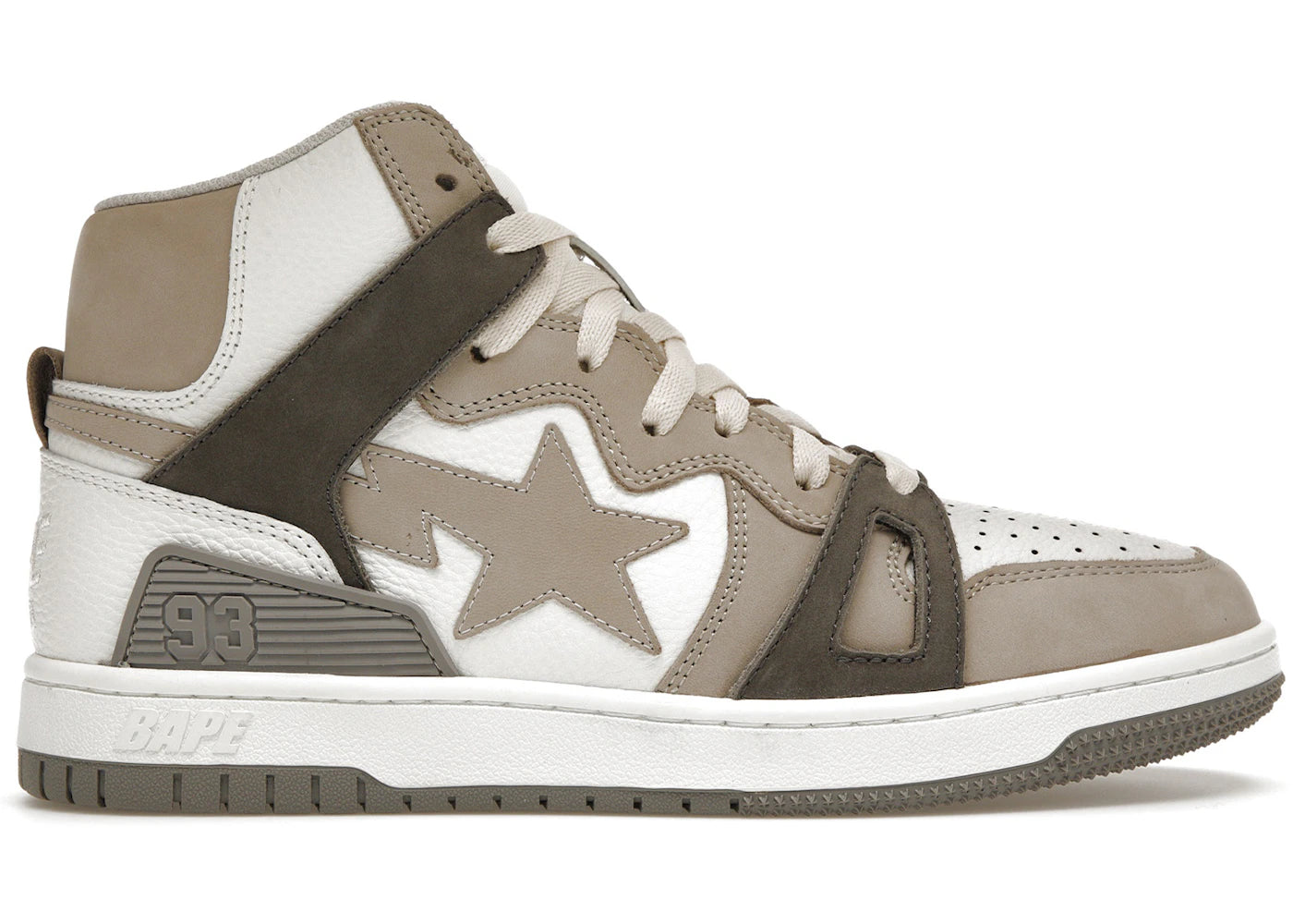 A Bathing Ape Bape Sta 93 Hi Grey