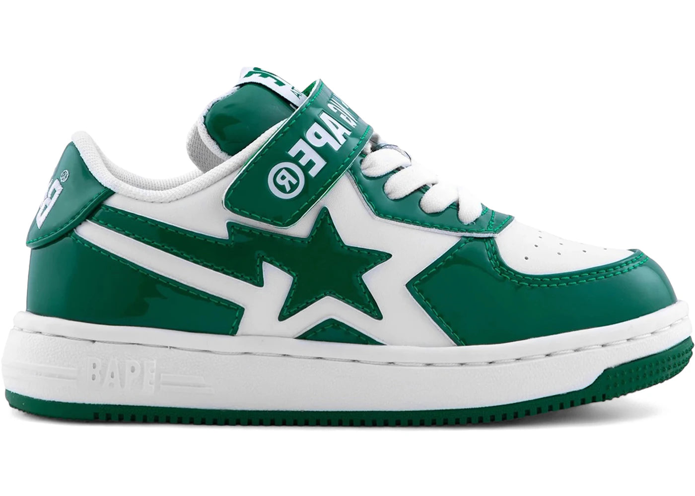 A Bathing Ape Bape Sta Icon Low #1 Green (Kids)