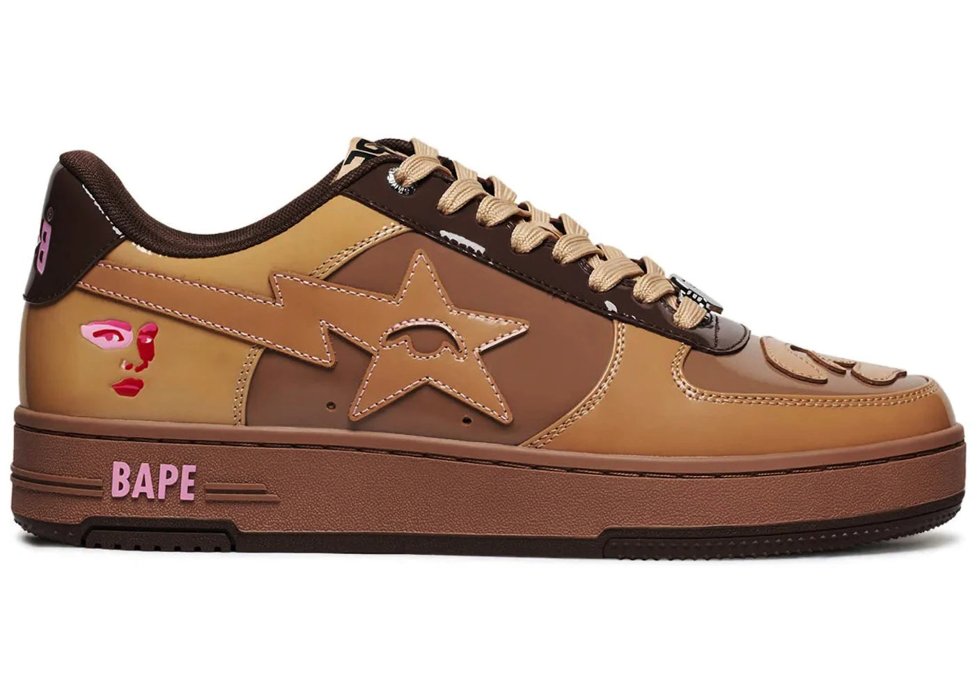 A Bathing Ape Bape Sta KidSuper Brown