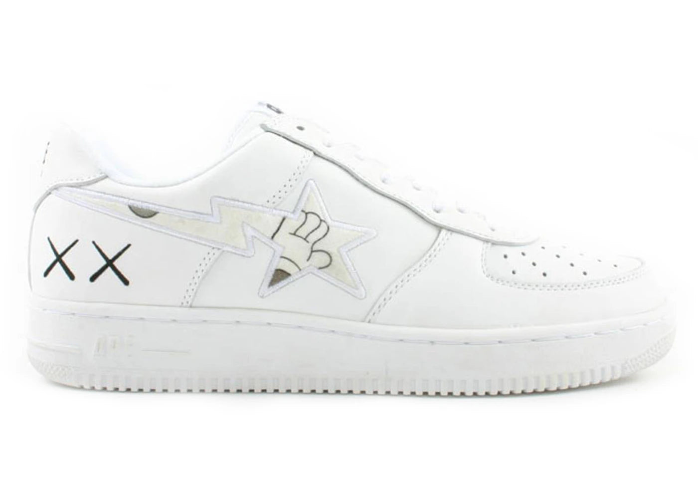 A Bathing Ape Bape Sta Low KAWS White