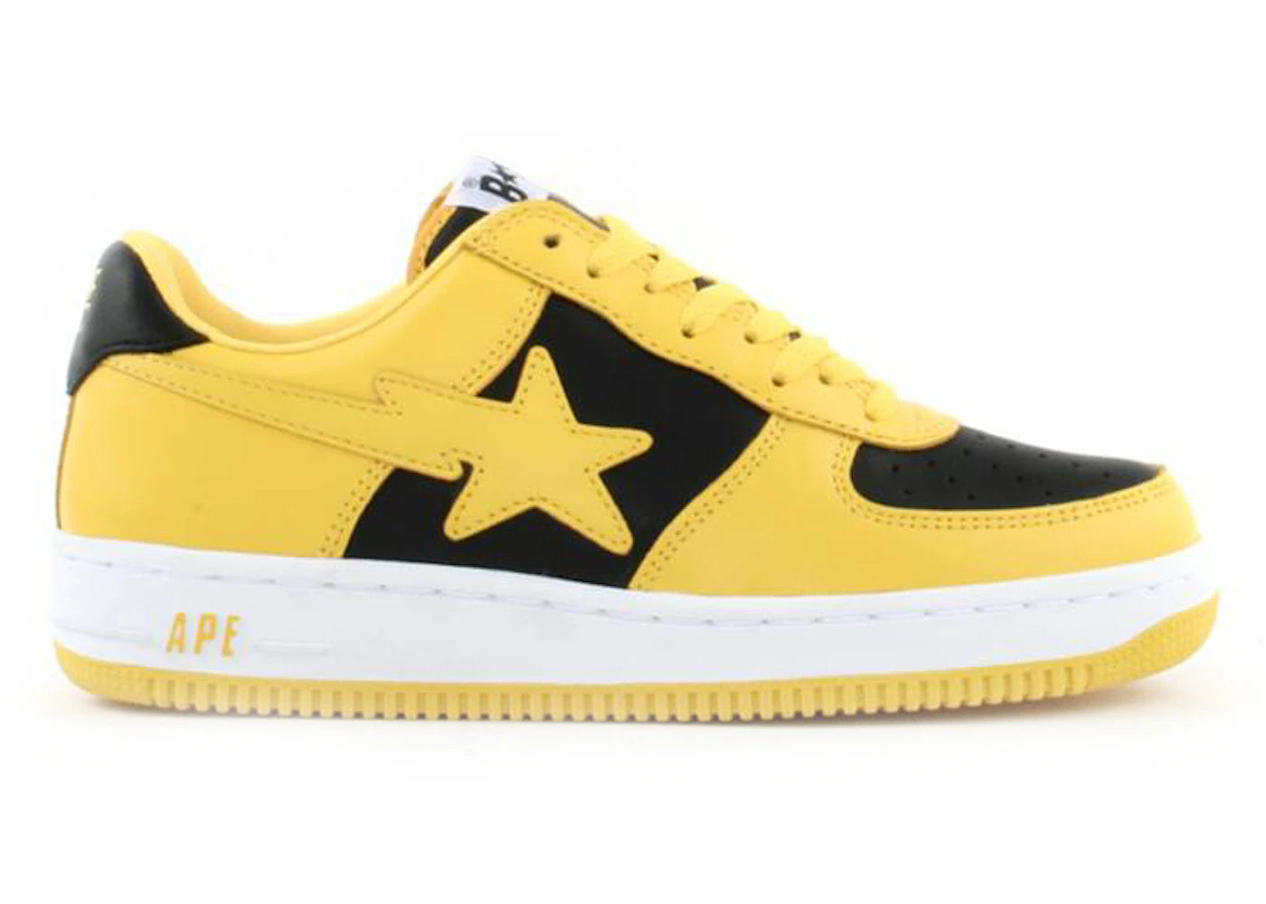 A Bathing Ape Bape Sta Low Yellow Black