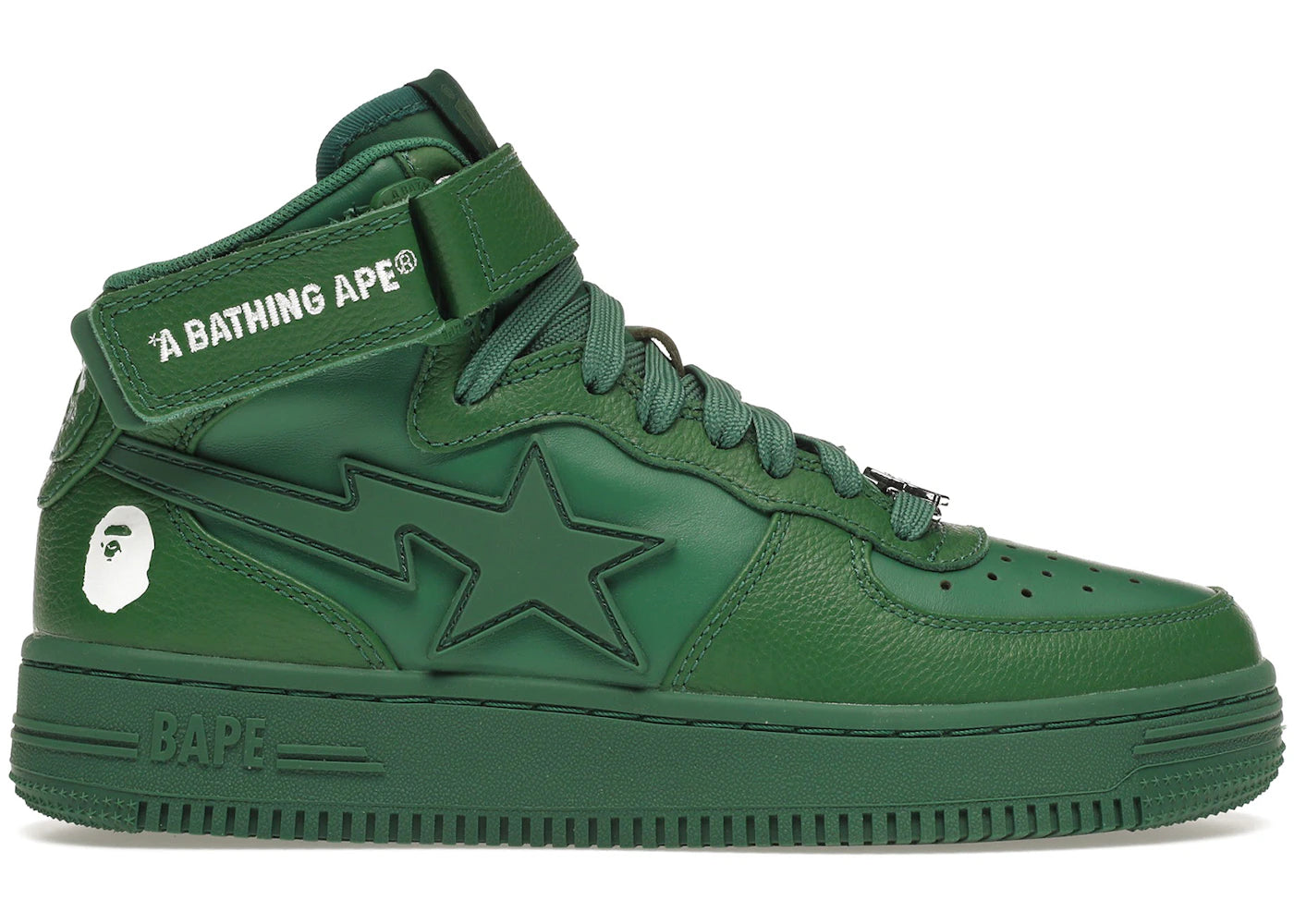 A Bathing Ape Bape Sta Mid Green