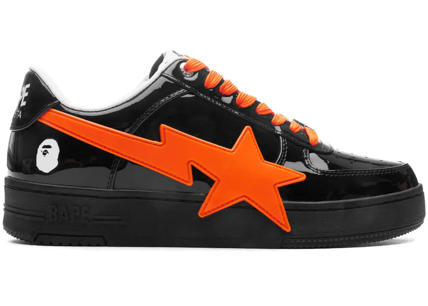 A Bathing Ape Bape Sta OS Feature Exclusive M2 Black Orange