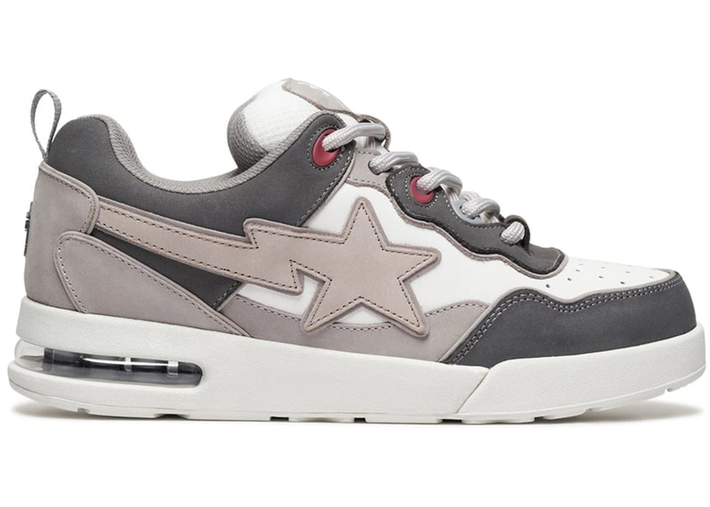 A Bathing Ape Flip Sta Grey White Red