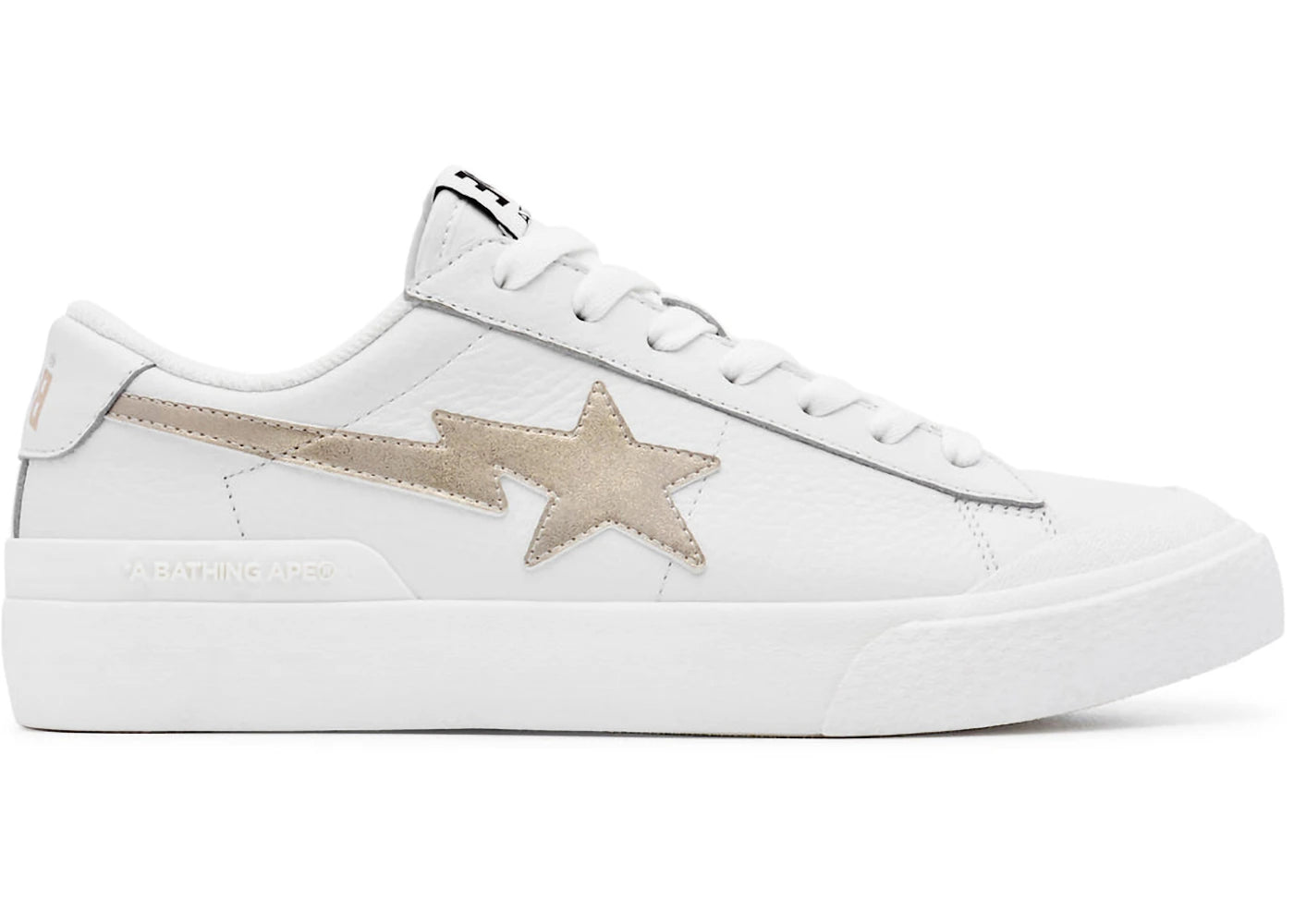 A Bathing Ape Mad Sta White Gold