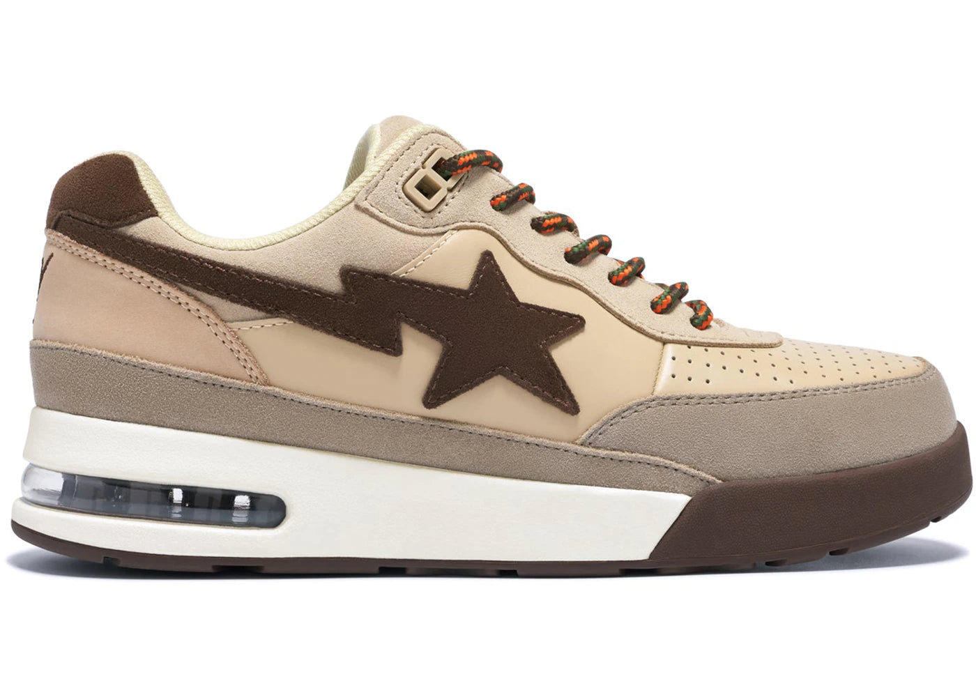 A Bathing Ape Road Sta #1 Beige Brown