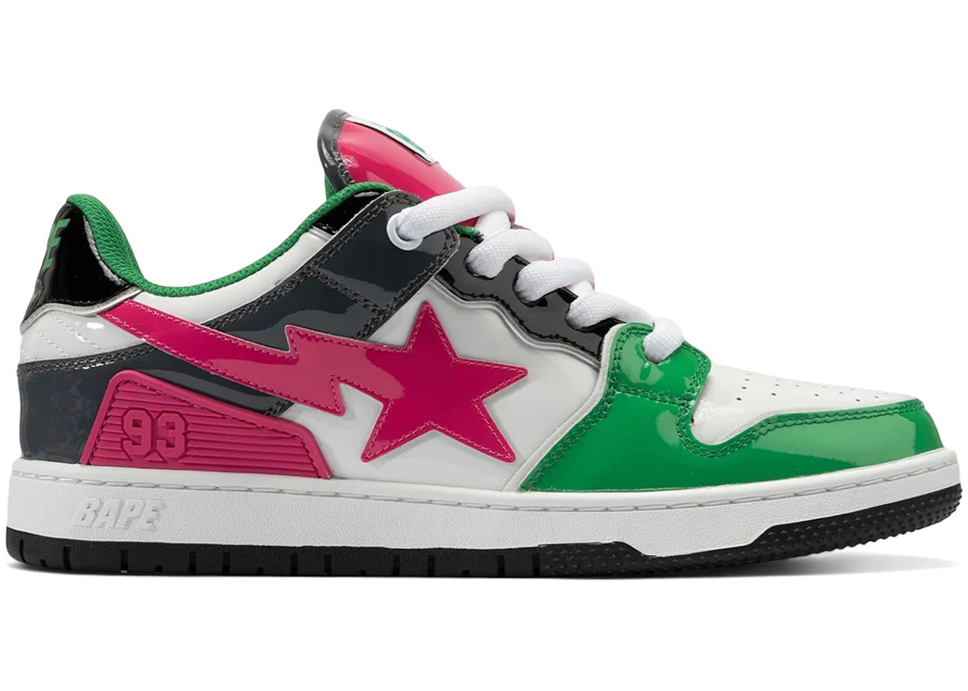 A Bathing Ape Sk8 Sta #2 M1 Green Multi