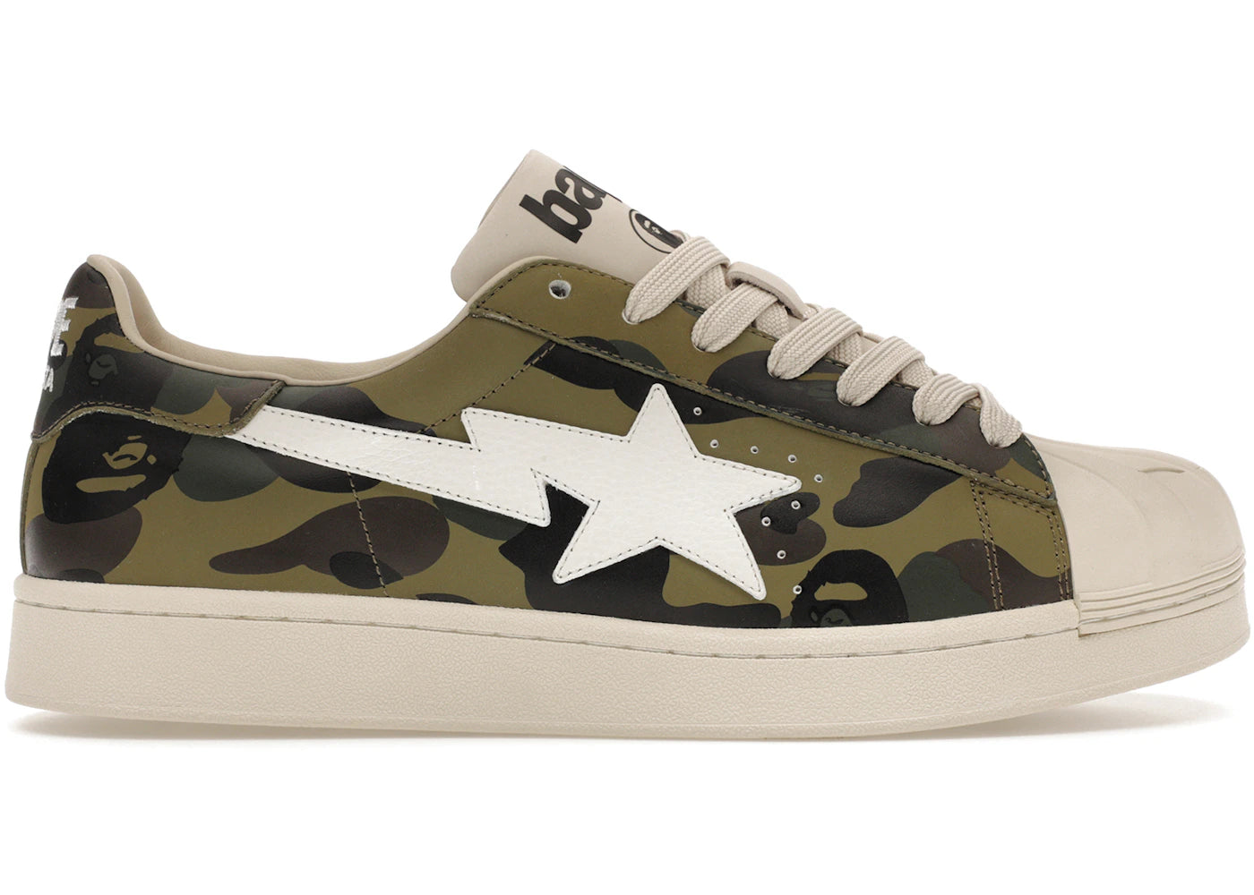 A Bathing Ape Skull Sta 1st Camo Green