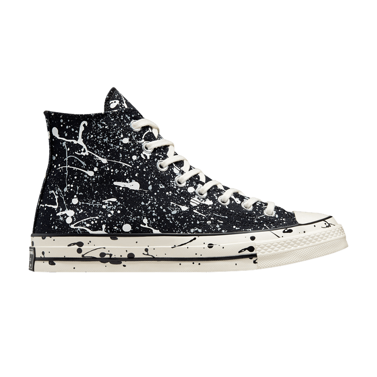 Converse Chuck Taylor All Star 70 Hi Archive Paint Splatter Black White