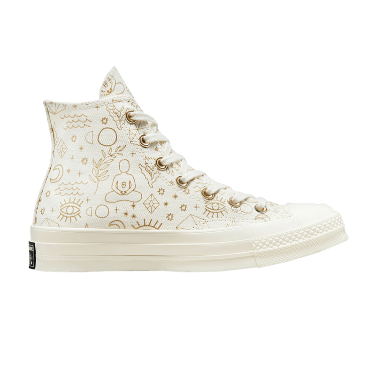 Converse Chuck Taylor All Star 70 Hi Elements Print Egret Gold (Women's)