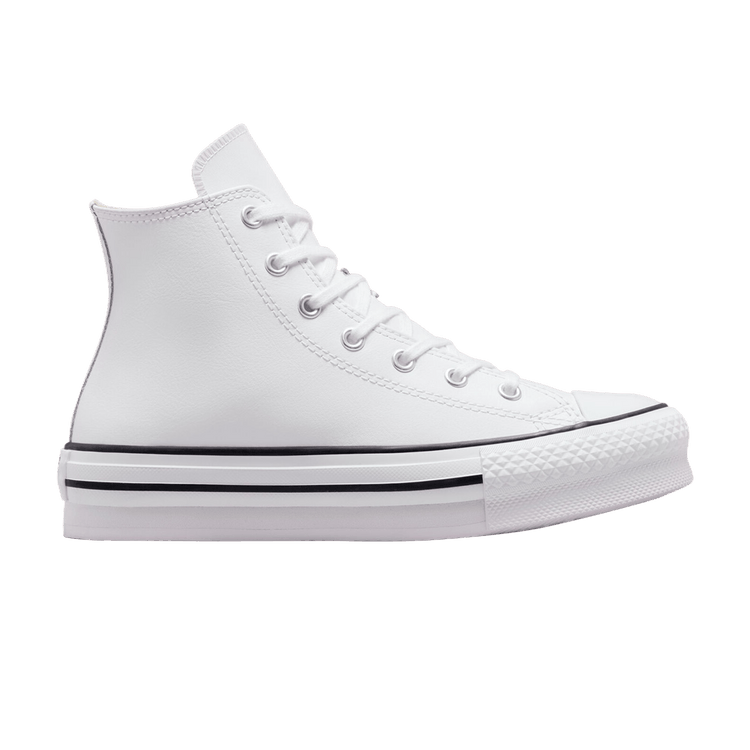 Converse Chuck Taylor All Star Eva Lift Hi Leather White Natural Ivory