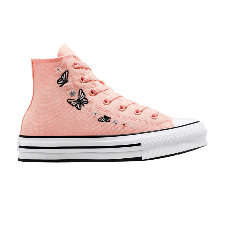 Converse Chuck Taylor All Star EVA Lift Hi Butterflies Soft Peach (GS)