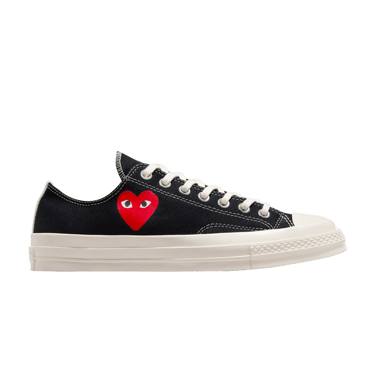 Converse Chuck Taylor All Star 70 Ox Comme des Garcons PLAY Single Heart Black