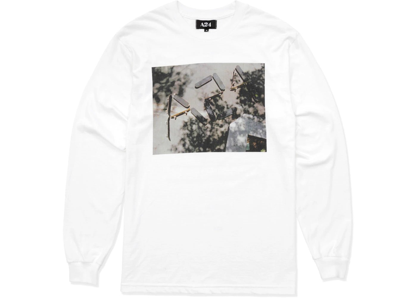 A24 Jonah Hill Credits Longsleeve T-Shirt White