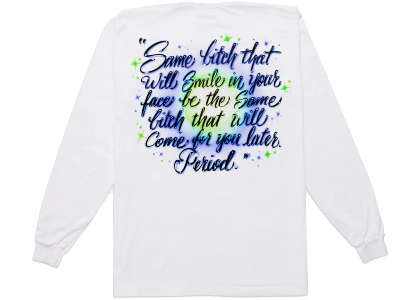 A24 Zola Airbrush L/S T-shirt White