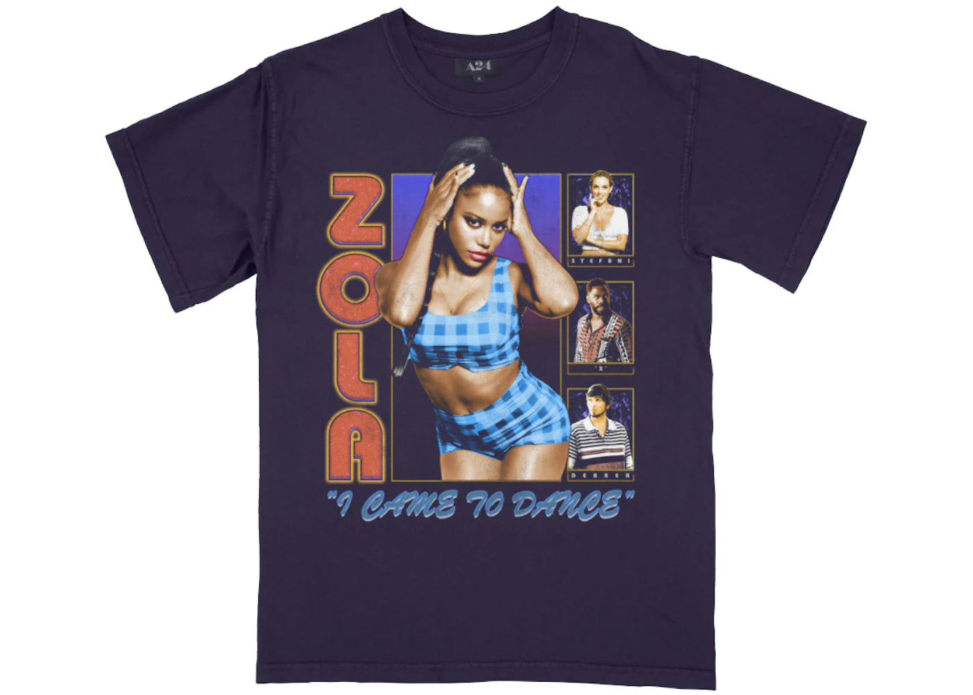 A24 Zola Cast T-shirt Purple