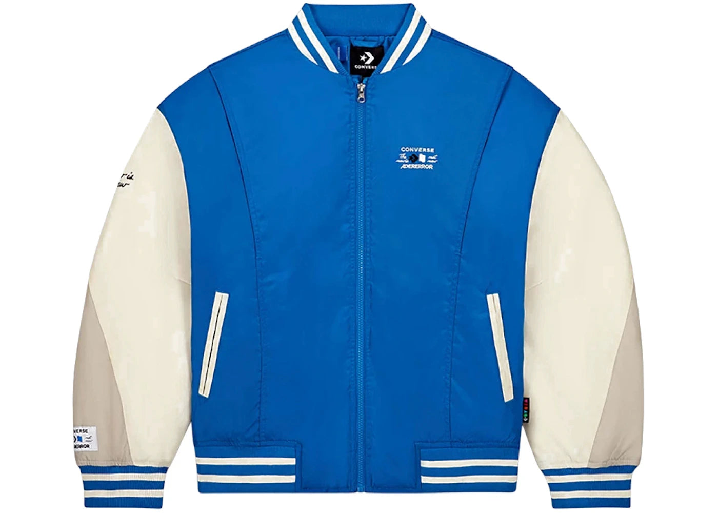 ADER error x Converse Shapes Varsity Jacket Cobalt