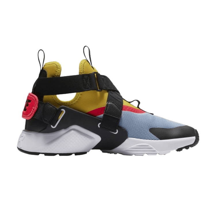 Nike Air Huarache City Aluminum Bright Citron Bright Crimson (Women's)