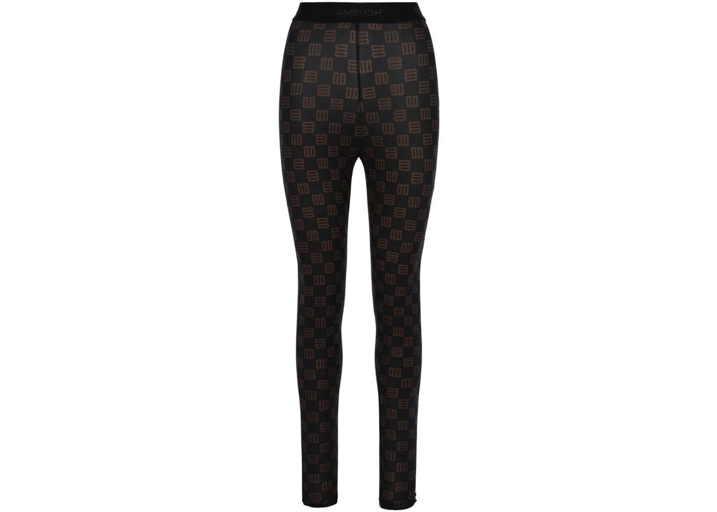 Ambush Monogram Leggings Black
