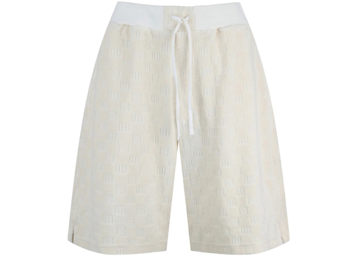 Ambush Monogrammed Sweat Shorts White