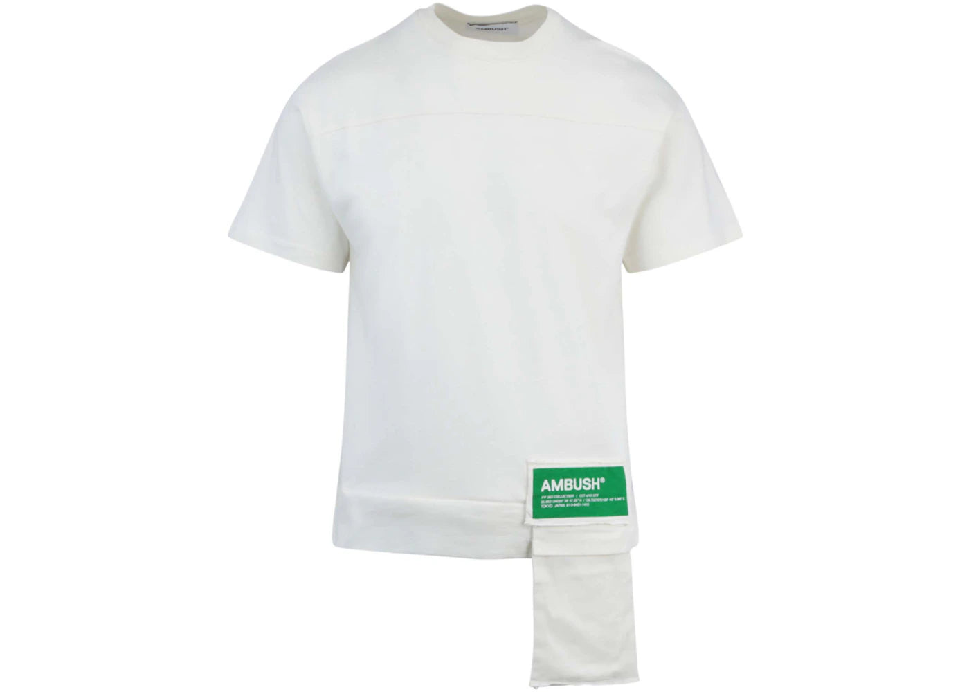 Ambush Waist Pocket T-Shirt White