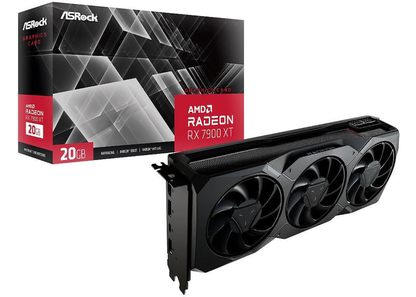 AMD ASRock Radeon RX 7900 XT 20GB Graphics Card RX7900XT